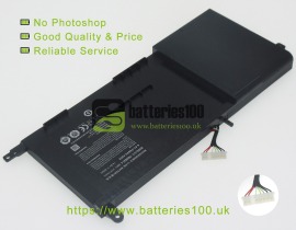 High quality 14.8V 4054mAh clevo p651se laptop batteries image 1