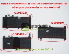 High quality 15.4V 4335mAh asus rog strix gl504gs-es081t laptop batteries image 1